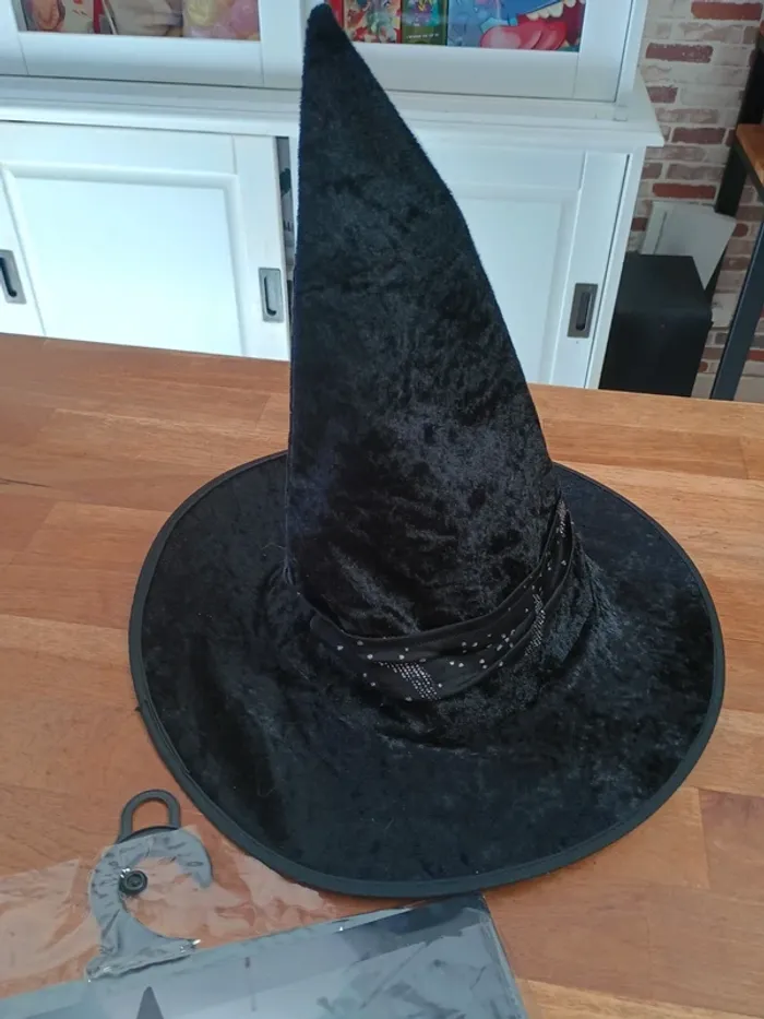 Déguisement halloween sorcière avec chapeau - photo numéro 3