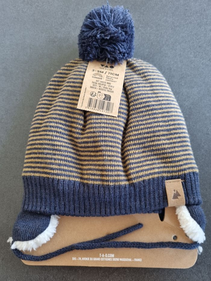 Bonnet Tape à l'œil Neuf 3-9 mois
