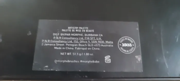 Palette 3503 morphe - photo numéro 2