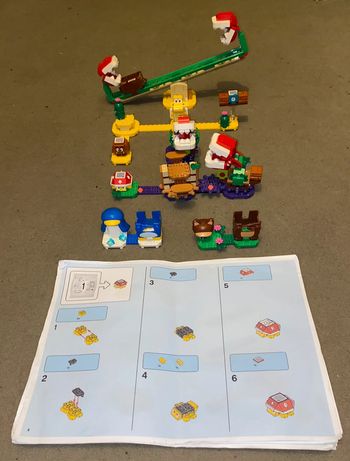Lot Lego Super Mario 71365 + 71382 + 71384 + 71385