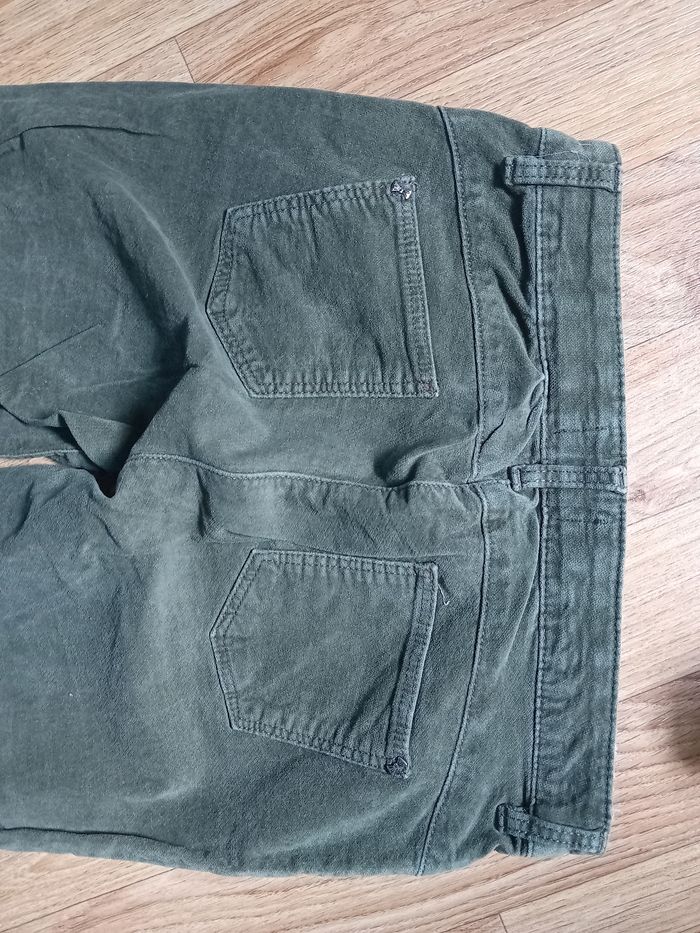 Pantalon kaki en.velours fille - photo numéro 10