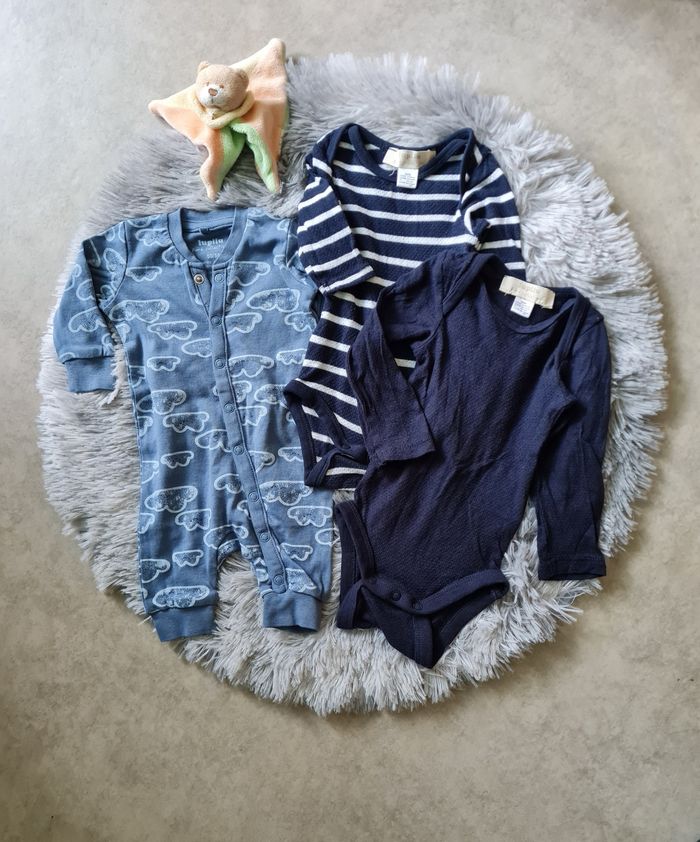 lot vêtements bébé garçon naissance / 2 mois 50/56cm - photo numéro 9