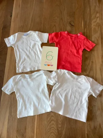 Lot t-shirt 6 mois