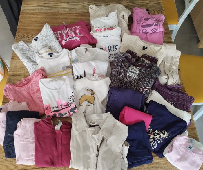 Lot vêtements hiver fille 8 ans