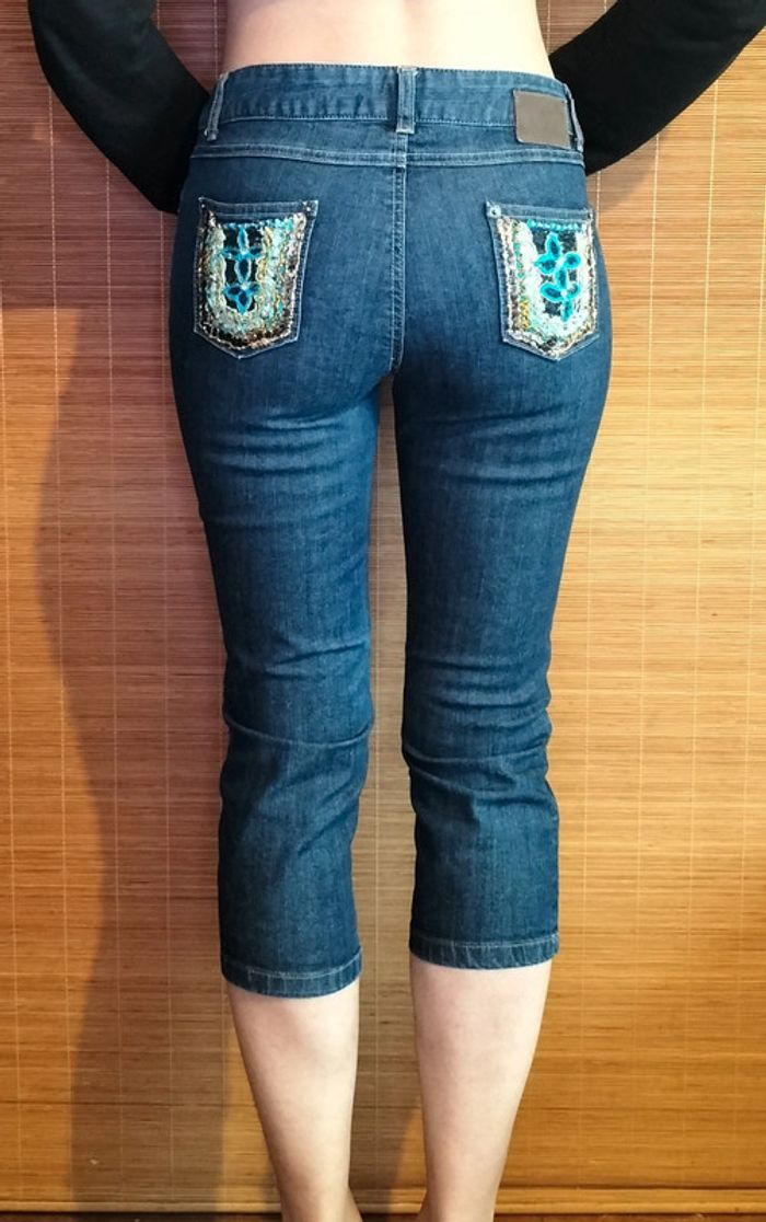 Pantacourt en jeans 3 Suisses Taille 40
