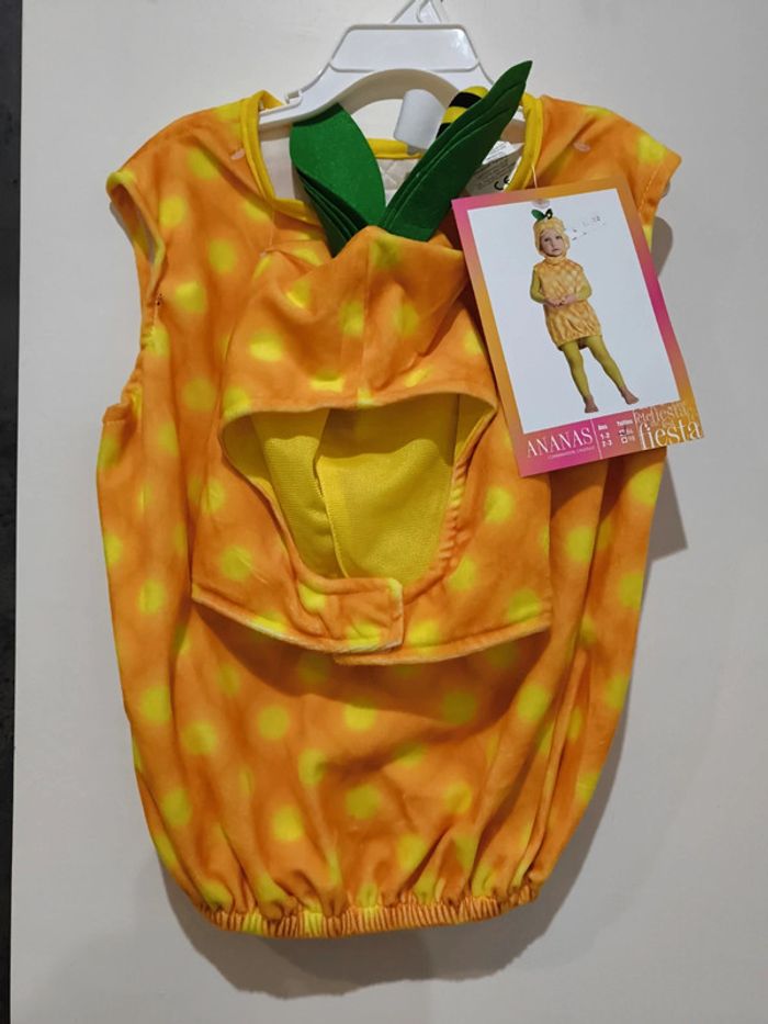 Déguisement ananas taille 1-2 ans neuf