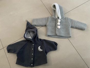 Gilets / vestes bébé 1 mois