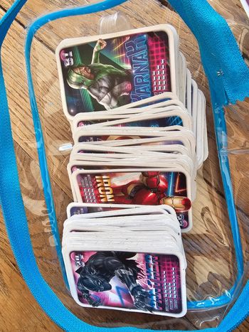 Lot cartes marvel