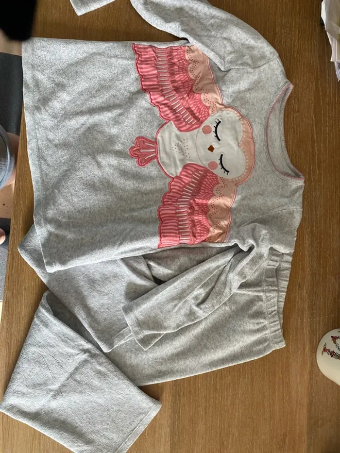 Pyjama 2 pièces chouette - photo numéro 2