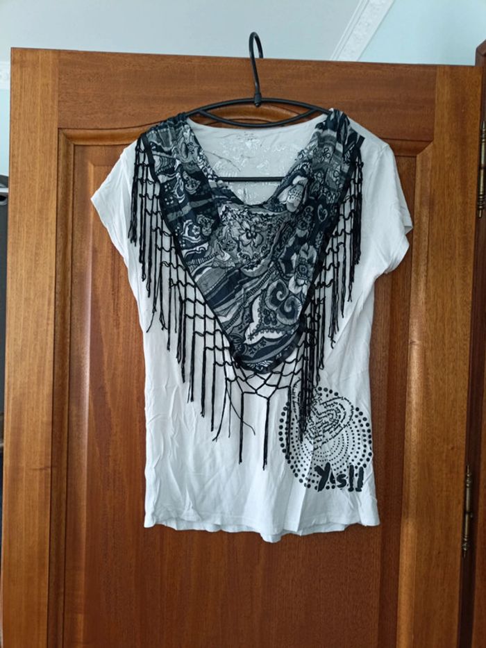 Tee-shirt  Desigual blanc
