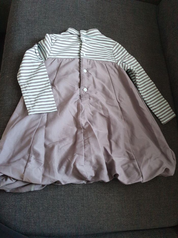 Robe manches longues bébé fille 24 mois - photo numéro 2