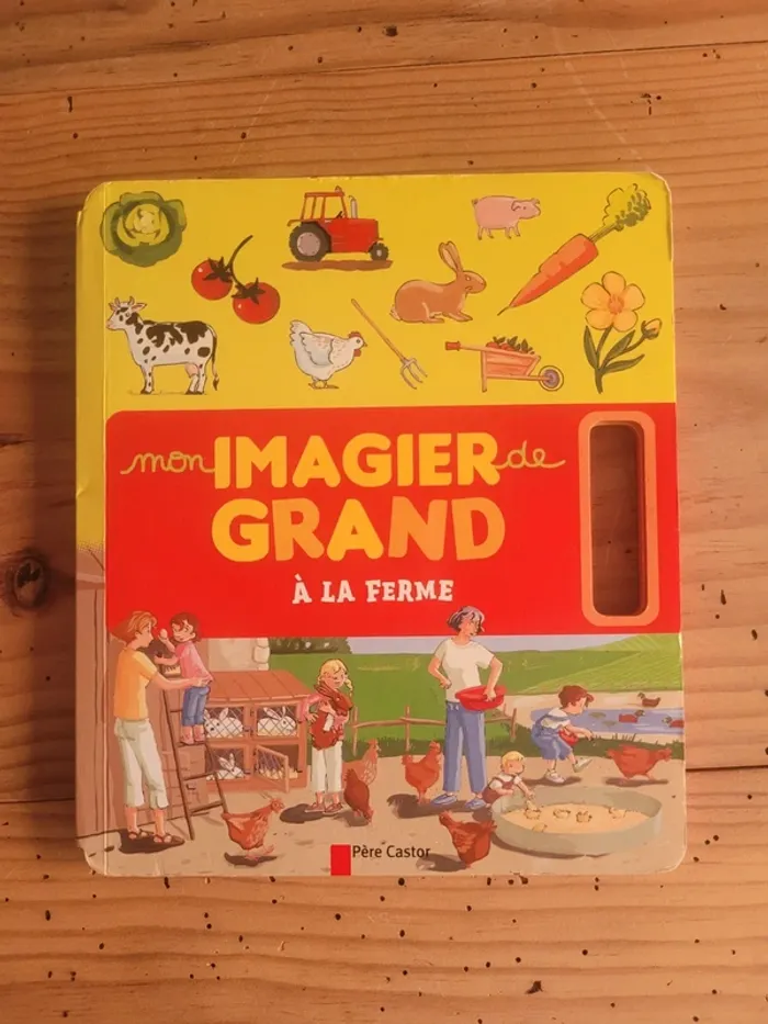Mon imagier de grand de la ferme