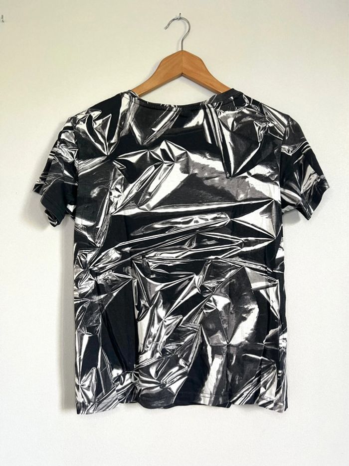 T-shirt de sport Puma noir et blanc - photo numéro 2