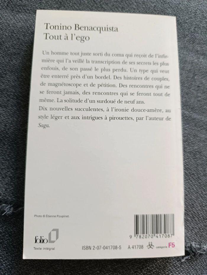 Tout à l'ego - Tonino Benacquista - photo numéro 2