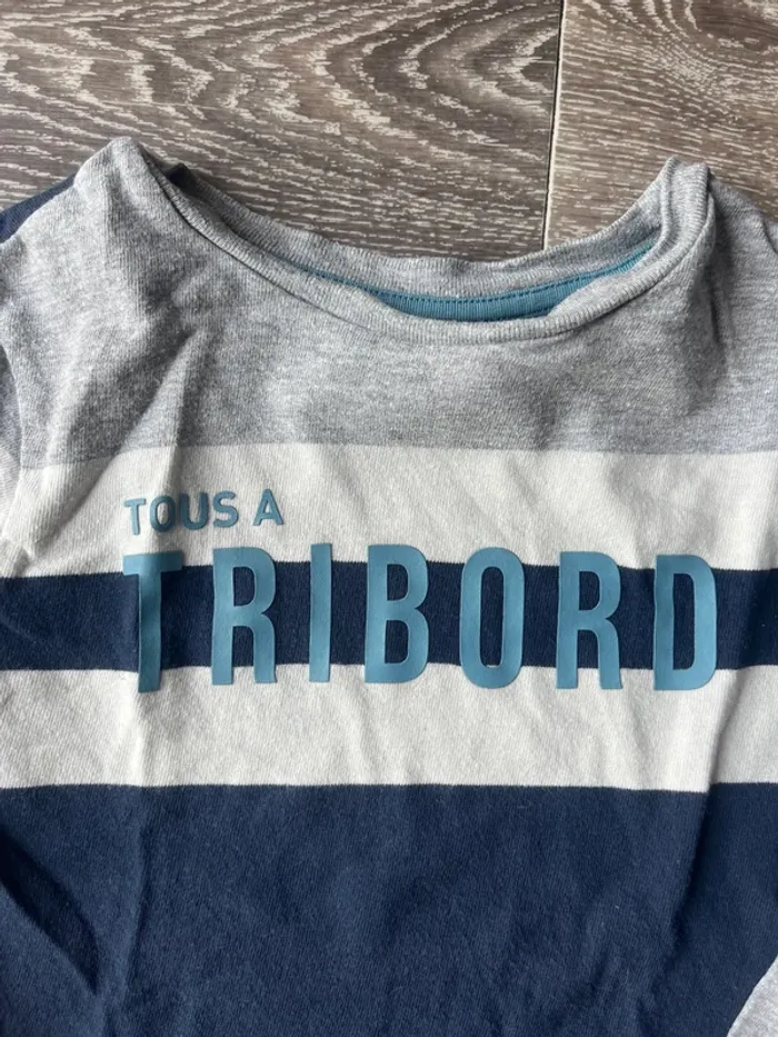 Pull tous à tribord okaidi 4 ans - photo numéro 2