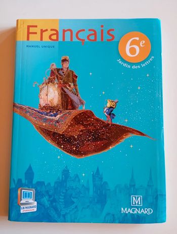 Manuel élève : Jardin des lettres 6e (2013)