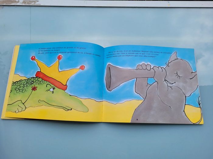 Livre l'école des loisirs couverture souple Le Roi Crocodile 🐊 (36) - photo numéro 3