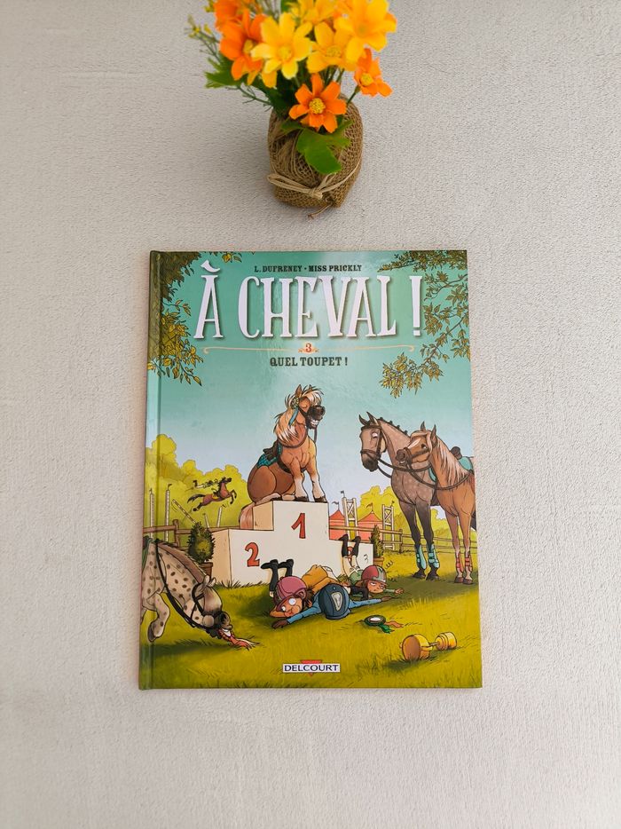 Livre À cheval 3 Delcourt - photo numéro 1
