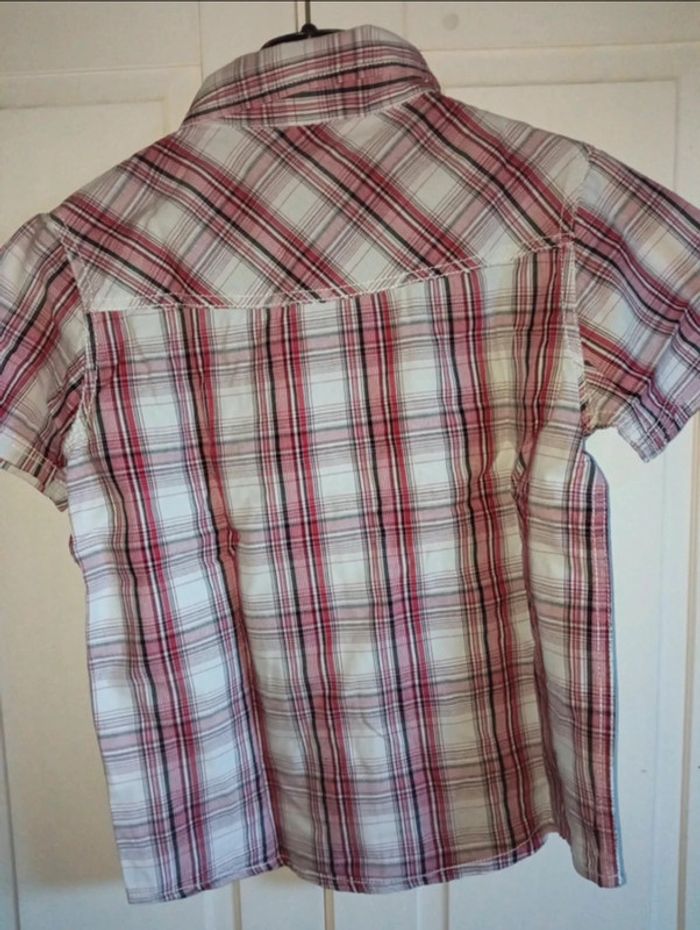 Chemise à carreaux 10 ans - photo numéro 2