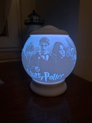 Veilleuse boule en lithophanie