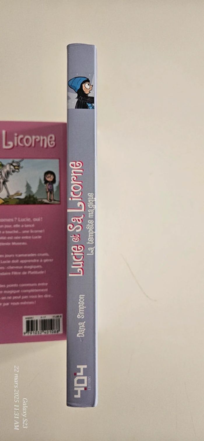 Livre - Lucie et sa licorne - la tempête magique - photo numéro 3