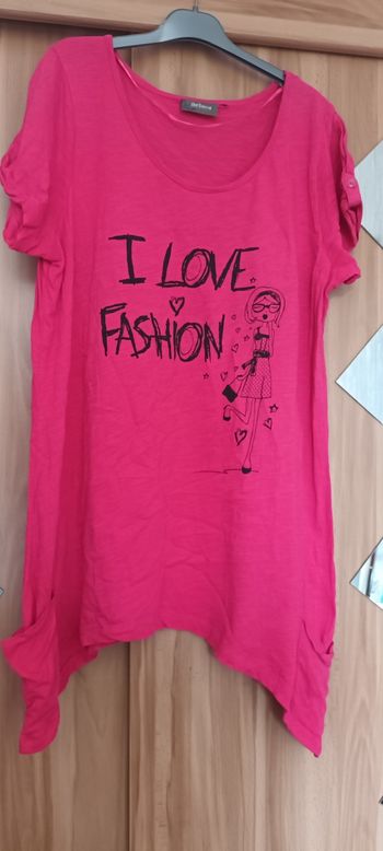 Grand tee shirt femme taille 52 ikebana