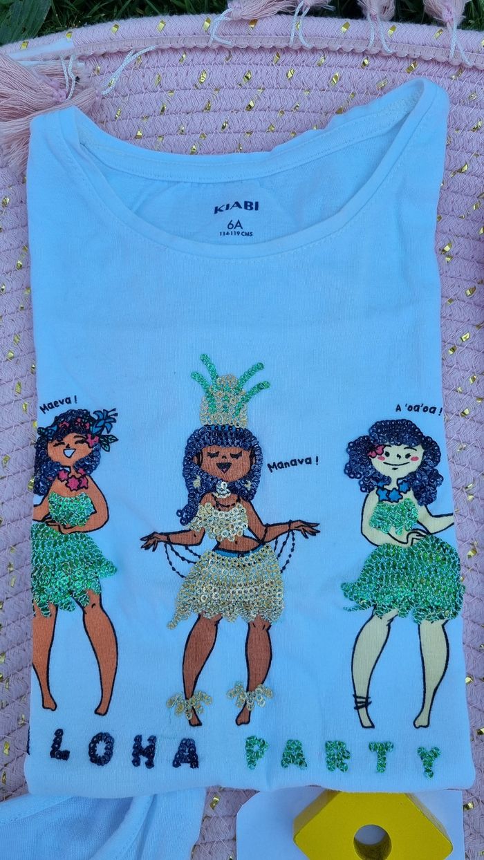 Lot 6 t shirt manches courtes 6 ans - photo numéro 2
