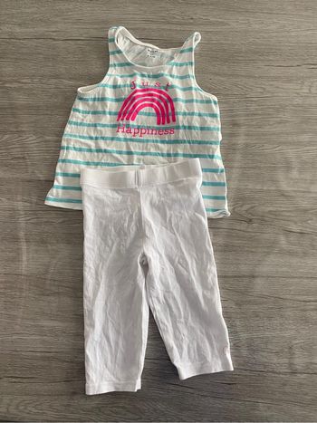 Ensemble débardeur + legging court