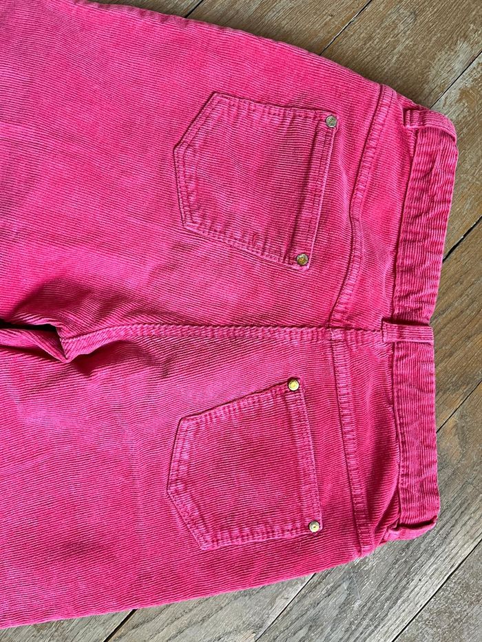 Pantalon velours rose Petit Bateau 10 ans - photo numéro 3