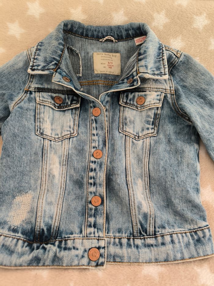 Veste en jean's zara - photo numéro 2