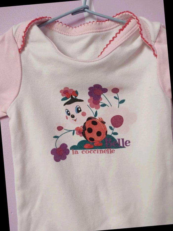 Lot 4 body manches longues 6 mois - photo numéro 6