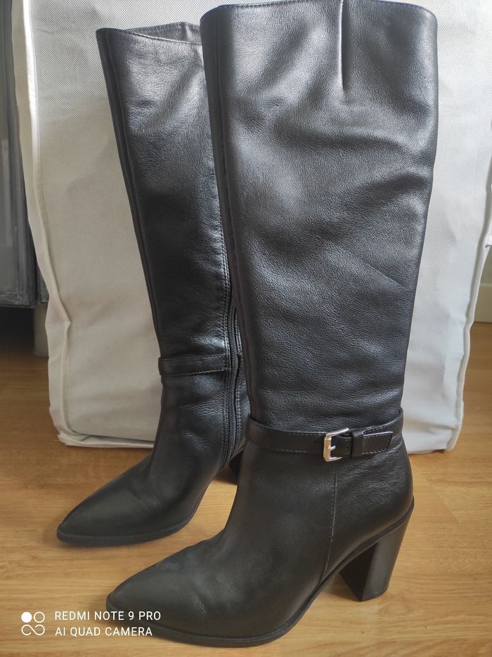 Bottes cuir femme 37 - photo numéro 4