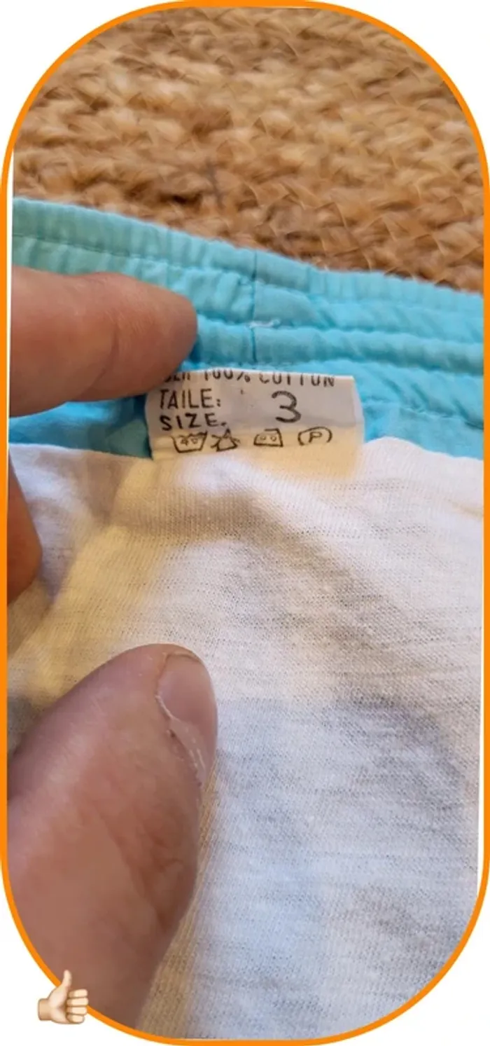 Short de bain rétro bleu homme – très bon état - Taille L - photo numéro 9