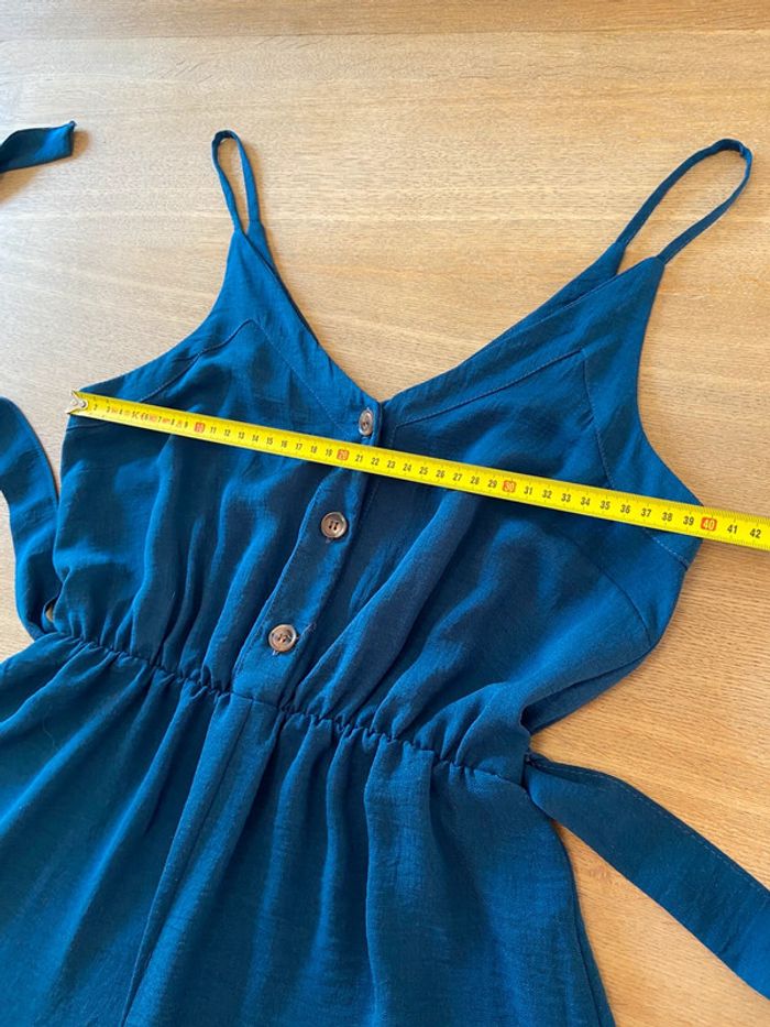 Combi short bleue fines bretelles Etam taille 36 - photo numéro 13