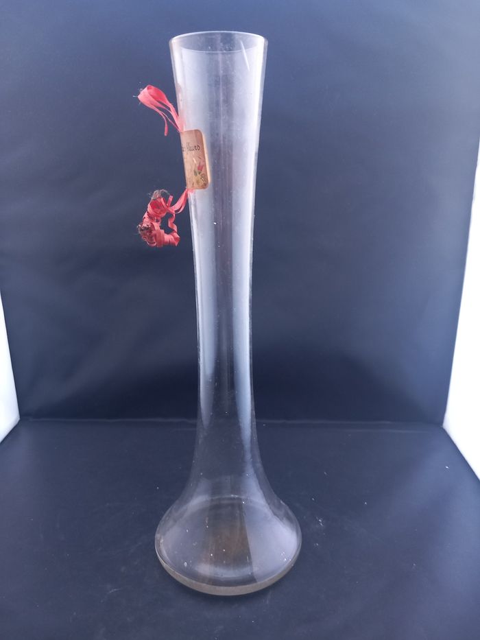 Vase flûte en verre - photo numéro 2