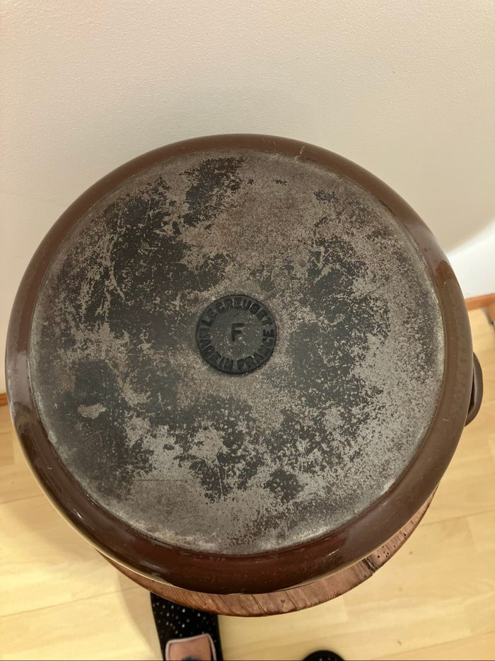 Vintage-Cocotte en fonte marron-Le Creuset - photo numéro 9