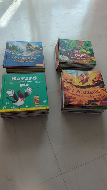 Lot de 50 livres enfant 