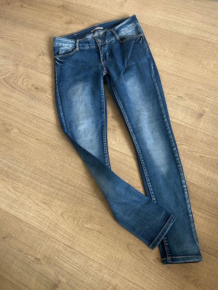 Jean bleu marine LPB Woman taille 38 excellent état - photo numéro 8