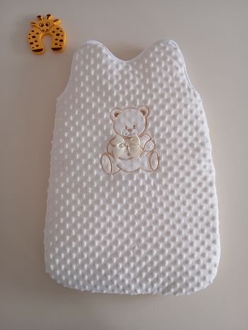 Gigoteuse bébé écru ourson 