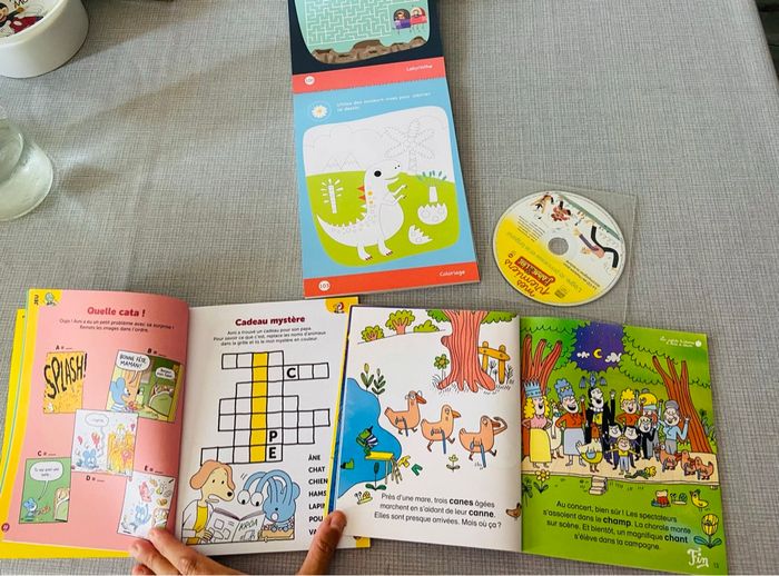 Lot livres lecture jeux activités bd - photo numéro 2