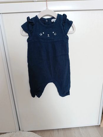 Combinaison chat Vertbaudet 3 M