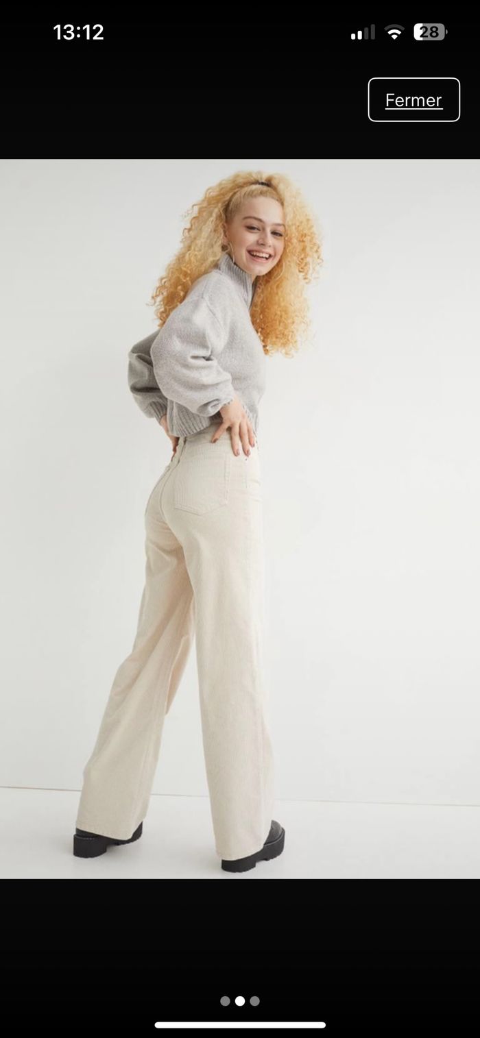 Pantalon en velours - photo numéro 2