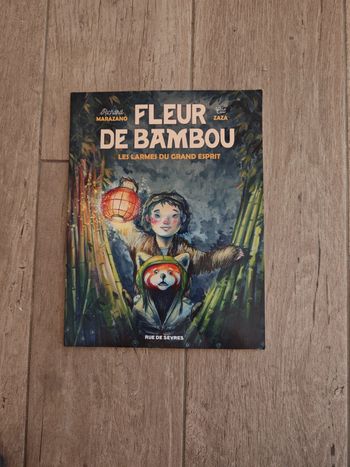 Livre BD souple enfant "fleur de bambou"