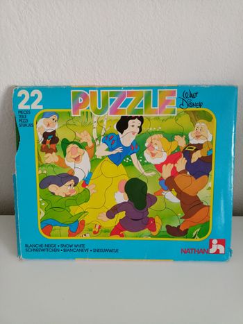 Puzzle blanche neige Nathan 22 pieces