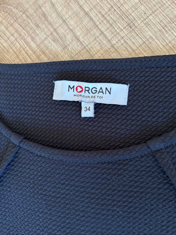 Robe noire à manches courtes Morgan taille 34 jamais portée - photo numéro 9