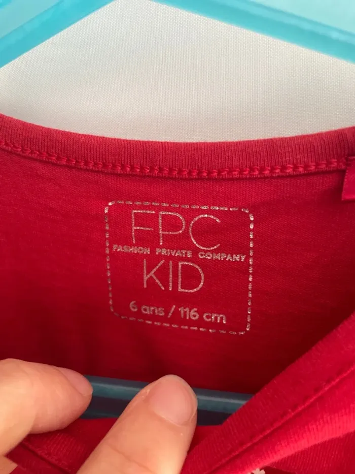 T-shirt 6 ans fpc - photo numéro 3