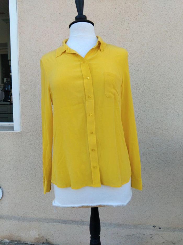 Chemise Caroll t42 100% soie - photo numéro 3