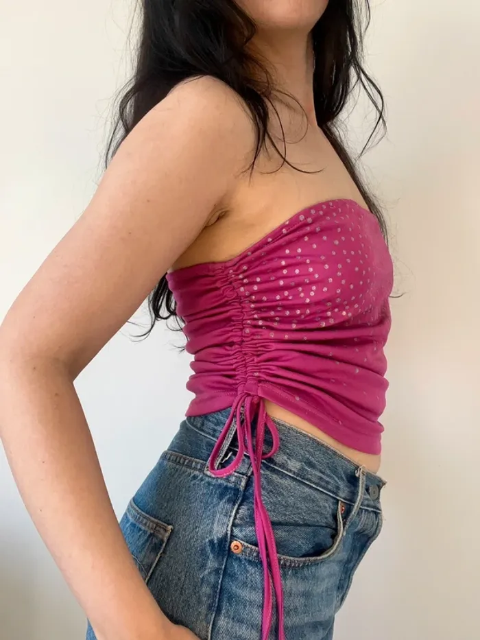 Top y2k années 90/2000 rose taille M 🎀 - photo numéro 3