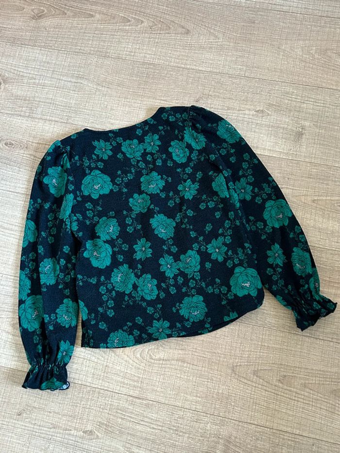 Pull court noir et vert Naf Naf taille XS état satisfaisant (bouloches) - photo numéro 12