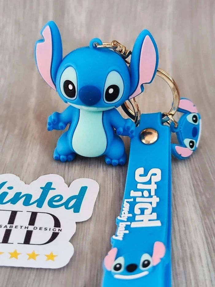 Porte clés Lilo & Stitch bleu - photo numéro 2
